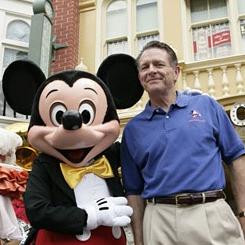 Lee Cockerell and Mickey Mouse