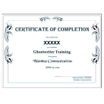 graphic ghostwriting certificate sq