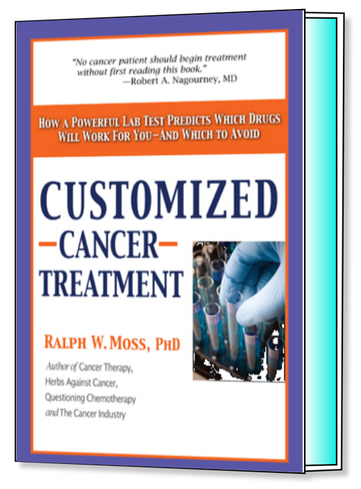 Customized Cancer Treatment Book Cover - Ralph Moss